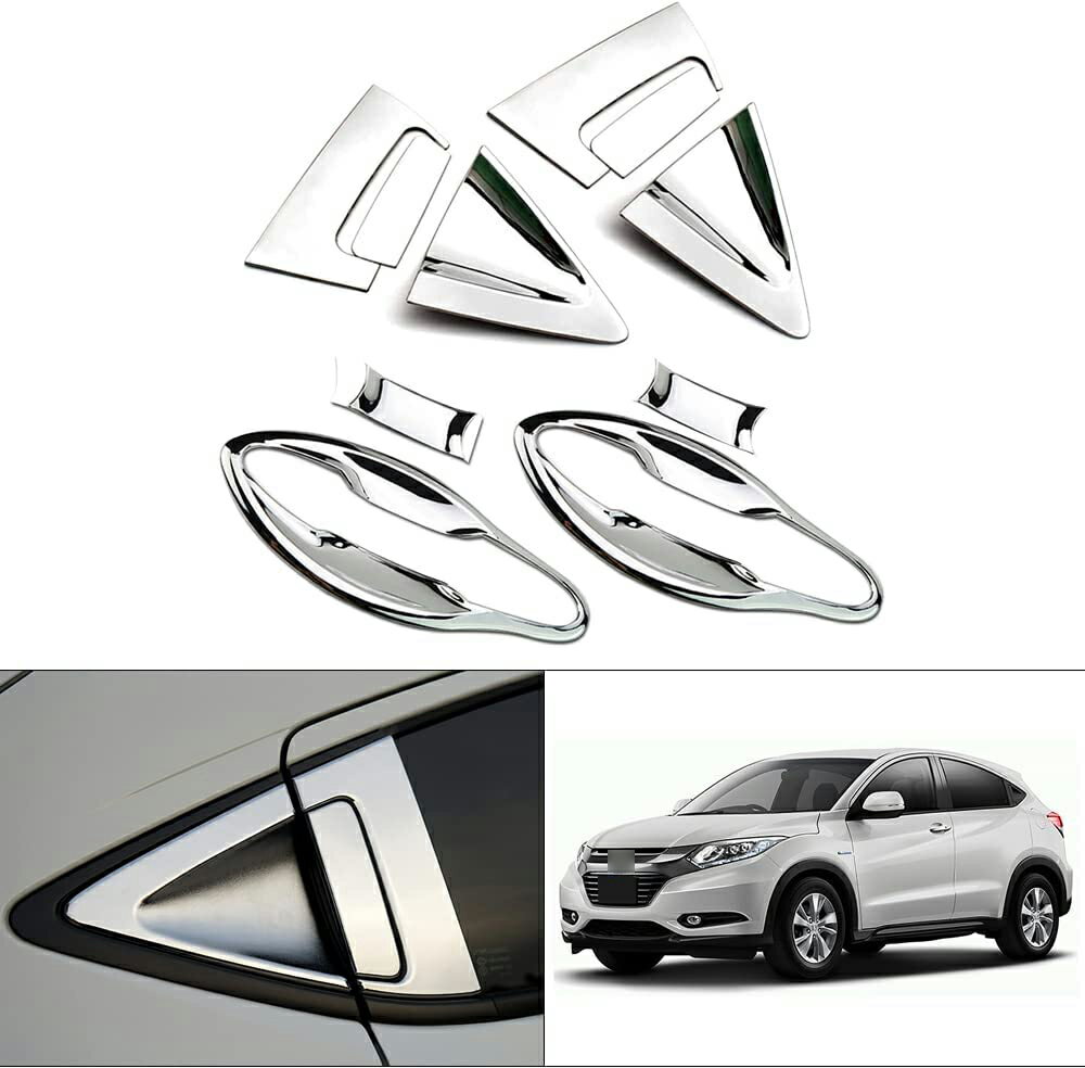 ドアハンドルカバー ヴェゼル RU系 RU1 RU2 RU3 RU4 ドアノブカバー ガーニッシュ 外装 カスタムパーツ..