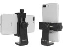 360°回転 角度調整 三脚 一脚 用 スマホホルダー スマートフォン クリップ ホルダ スマホ モノポッド トライポッド ブラケット アタッチメント アダプター Type:NML