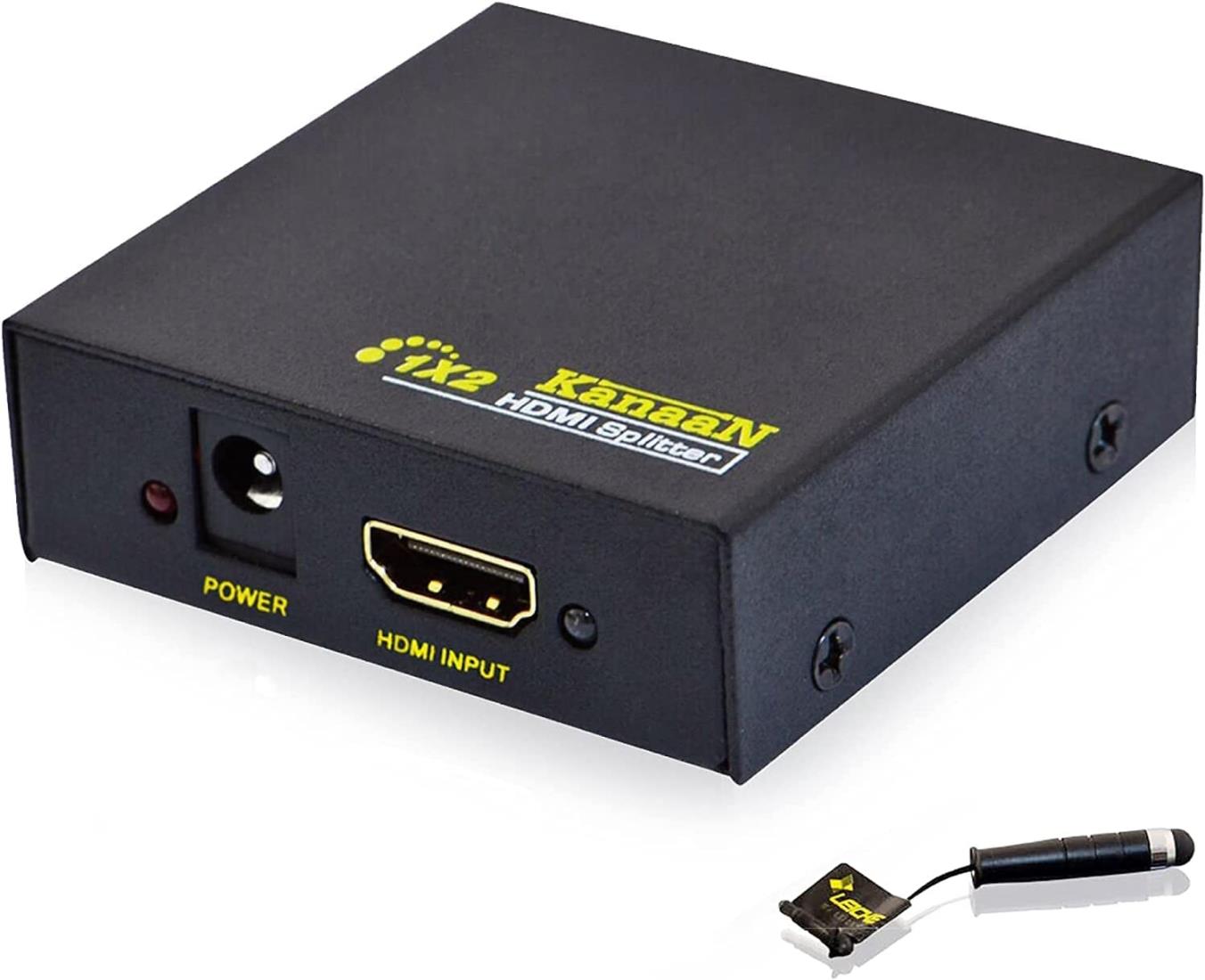 KanaaN HDMIスプリッター 1入力2出力 4k対応 Y-アダプタ 2160p Full UHD/ HD 1.4b 2-fach / 2-port