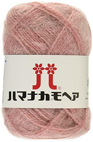 ハマナカ モヘア 毛糸 並太 col.62 ピンク 系 25g 約100m 5玉セット 0019