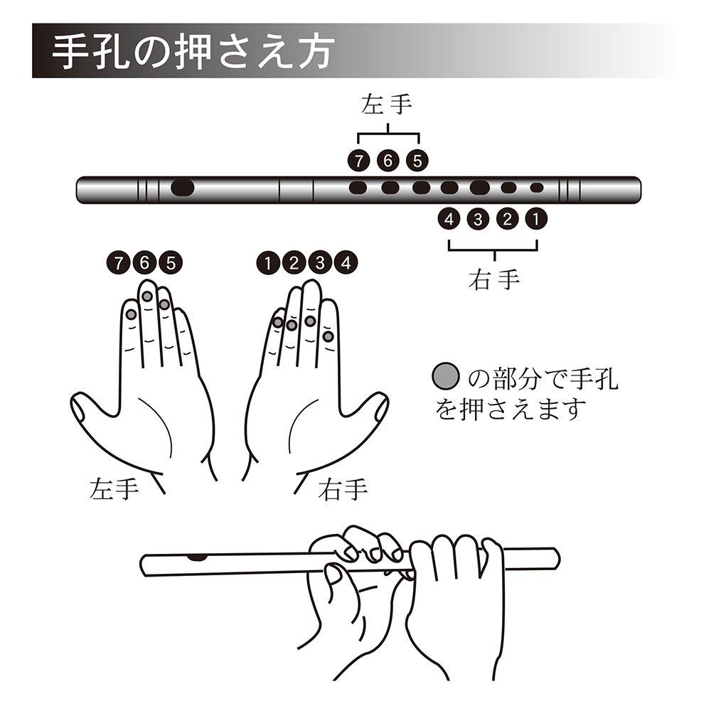 スズキ(Suzuki) SUZUKI スズキ オリジナル篠笛 童子 六本調子 樹脂製 SNO-04