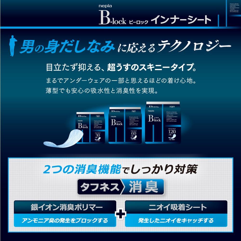 FMONSTERのネピア B-lock インナーシート30 20枚(目安吸収量:30ml)｜アングル2