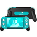Switch Lite ケース ATiC Switch Lite ハンドルグリップ カバー 耐衝撃 ニンテンドー スイッチライト グループ 人間工学 スタンドホルダー 滑り止め 手触り良い 着脱簡単 任天堂スイッチLite 専用 軽量 Black
