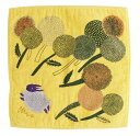 楠橋紋織(Kusubashi Mon Ori) morita MiW モコモコドウブツハンカチ ウサギ イエロー A-64789-86-Y 25×25cm