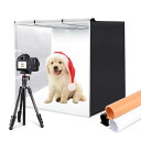 【80cm】 PULUZ 大型撮影ボックス 80*80*80cm 撮影キット 簡易スタジオ 折畳み ポータブル袋付き 簡易スタジオ 80W 5500LM調光可能 白色光写真照明スタジオ ぶつどり 3色背景シート(黒、白、オレンジ) カメラ/スマホ用写真撮影キット 撮影ブース 携帯便利 (撮影ボックス80c