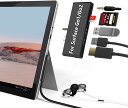 Surface Go3/Go2/Go USB 3.0 ハブ サーフェス ゴー ハブ アダプター(4K@30Hz HDMIポート+2*USB 3.0ポート+3.5mmヘッドフォンジャック+SD/TFカードリーダー)サーフェス Go 3/Go2/Go対応アクセサリ