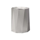 RAKU 北欧風ゴミ箱 蓋なしゴミ箱 バスルーム用 寝室用 キチン用 オフィス用 場所とらない オシャレ シンプル 移動便利 シルバー ホワイト ブラック 12 L (シルバー)