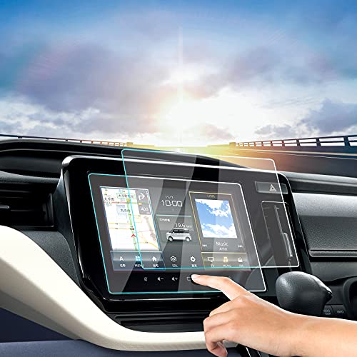 【SKTU】ワゴンRスマイル 9インチ カーナビ用フィルム PET材質フィルム 液晶保護 極薄 耐衝撃 スムース..