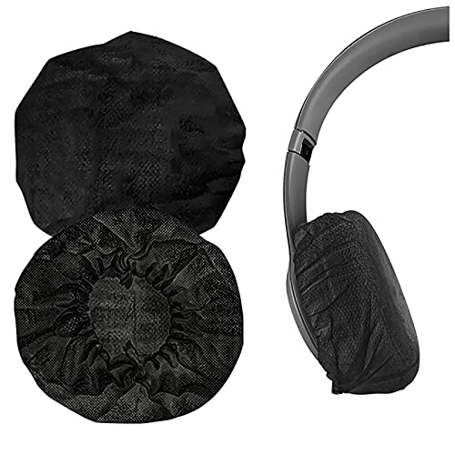 100個入(50ペア) 使い捨て伸縮性 ヘッドホン ヘッドホンカバー 抗菌 ボール形状 多色 不織布 弾性 防塵..