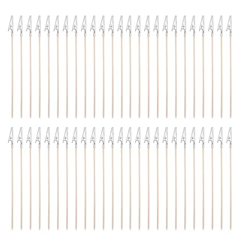 Topatrol ペインティングクリップ 塗装棒 ネコの手持ち手棒 50本セット/25本セット 塗装 ペインティン..