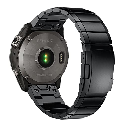 Quickfit 22mm 金属 ステンレス ベルトに適合ガーミンFenix 8 47mm/ Fenix 7 / Fenix 6 / Fenix 5 / ep..