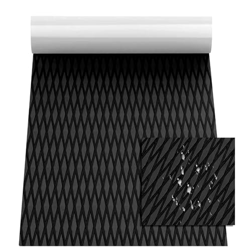 uyoyous デッキ シート 220x60cm 厚さ5mm 船 滑り止めシート EVA デッキパッド 自己接着 デッキマット ..