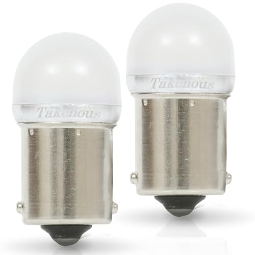 Takenous 竹村商会 S25 LED シングル ルミナスルーセントバルブα バスマーカー用 BA15s 2個セット (ホワイト)・✅【旧車オーナー必見！旧車のために作られた理想的な明るさ】 ハロゲン同等の明るさを再現したLEDバルブ 「控えめな輝きが旧車のクラシックな雰囲気にぴったり」 「光が柔らかく車両全体の美観を損なわない」と、 多くの旧車オーナー様から高いをいただいています。 旧車の美しさを守りながら、その魅力をさらに引き立てる理想的な明るさを、ぜひお試しください。・✅【理想的な明るさと色合いで愛車を魅力的に】 LED特有のギラつきを抑え、柔らかく均一な明るさを実現。 「自然な光で愛車の雰囲気が格段に良くなった」と、多くのユーザー様にごいただいています。 ハロゲン同等の明るさを再現しながら、豊富なカラーバリエーションもご用意。 理想的な光が、愛車の魅力をさらに引き立てます。・✅【通常のLEDバルブよりも消費電力が少ないため耐久性抜群】 実際に「これまでLEDバルブを何度もしてきましたが、この商品は1年以上使ってもなし」と、 多くのユーザー様から高をいただいております。 省電力設計と頑丈な構造で、長の使用にも。頻繁なが不要なため、手間やコストを削減できます。・✅商品詳細 【メーカー】竹村商会 【口金サイズ】BA15s 【明るさ】40lm(1個あたり) 【消費電力】0.7w(1個あたり) 【電圧】12~24v 【極性】無極性ブランド: Takenousメーカー: 株式会社竹村商会JAN: 4595121173437