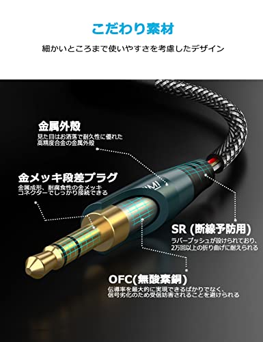 ステレオ標準プラグ 変換 SOLMIMI 3.5mmミニ（メス）→6.35mm標準（オス） ステレオ...