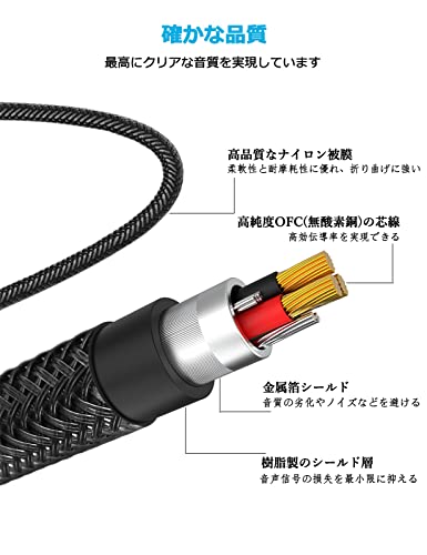 ステレオ標準プラグ 変換 SOLMIMI 3.5mmミニ（メス）→6.35mm標準（オス） ステレオ...