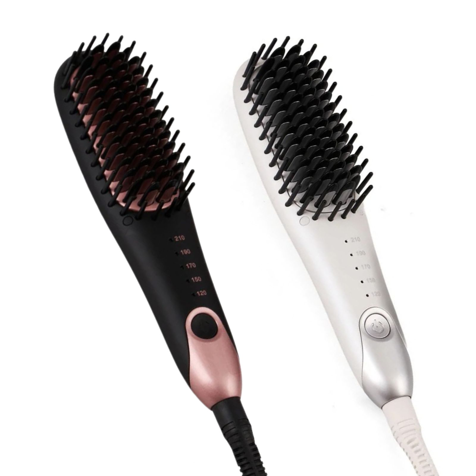 乐天商城 - アゲツヤ ポータブルミニブラシアイロン QS-17108 ブラック ｜ QS-17108-W ホワイト ポータブルミニブラシ ヘアアイロン ブラシアイロン MAX210℃ 自動OFF機能 ポーチ付き AGETUYA