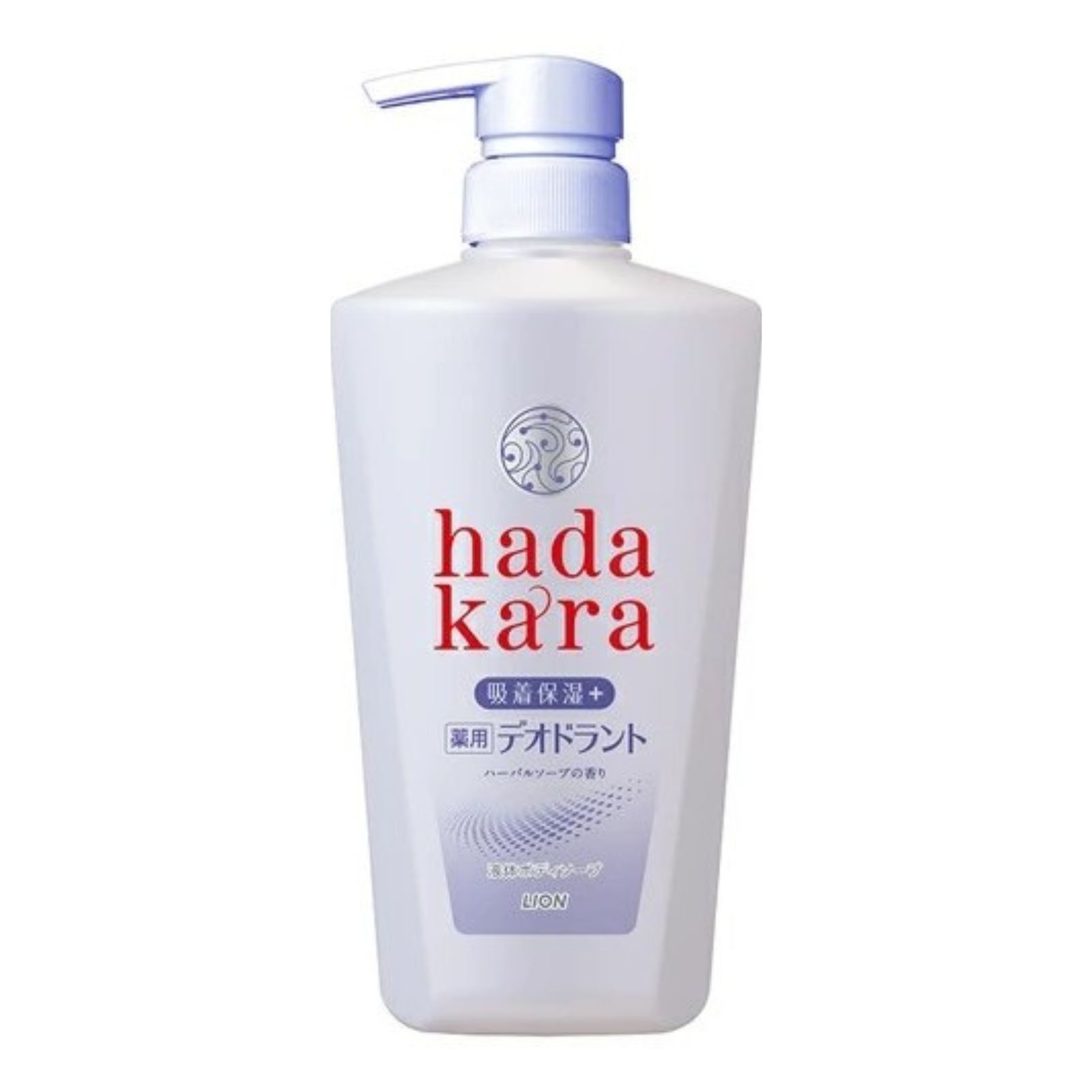 ライオン ハダカラ 薬用デオドラント ボディソープ ハーバルソープの香り 液体 本体 500mL 医薬部外品