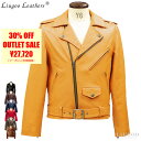 Liugoo Leathers 本革 ダブルライダースジャケット メンズ リューグーレザーズ DRY01A レザージャケット バイカージャケット 革ジャン 皮ジャン ジャンパー ショット ライディング モーターサ…