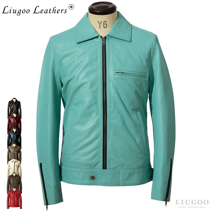 Liugoo Leathers ܳ UKդ󥰥饤㥱å  塼쥶 SRY06A ɥߥ͡ 륻...