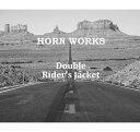 Horn Works 本革 ダブルライダースジャケット メンズ ホーンワークス 4737 ダブルライダース ライダースジャケット レザージャケット 革ジャン 皮ジャン シングルライダース 本革ジャケット ブラック 黒 ジャケット アウター ブルゾン バイク ライディングジャケット