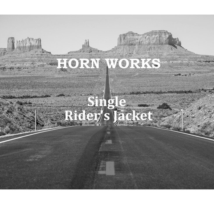 Horn Works 本革 シングルライダースジャケット メンズ ホーンワークス 4732 シン...