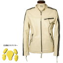 Liugoo Leathers 本革 メッシュレザー 2ラインシングルライダースジャケット メンズ リューグーレザーズ SRS04B シングルライダース ライダ...