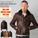 Liugoo Leathers 本革 ウィングネックシ