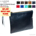 LIUGOO 本革 マルチポーチ 男女兼用 リューグー BAG02A