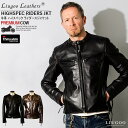 Liugoo Leathers 本革 高機能防寒仕様シングルライダースジャケット メンズ リューグーレザーズ SRSCW01C レザージャケット バイカージャケ...