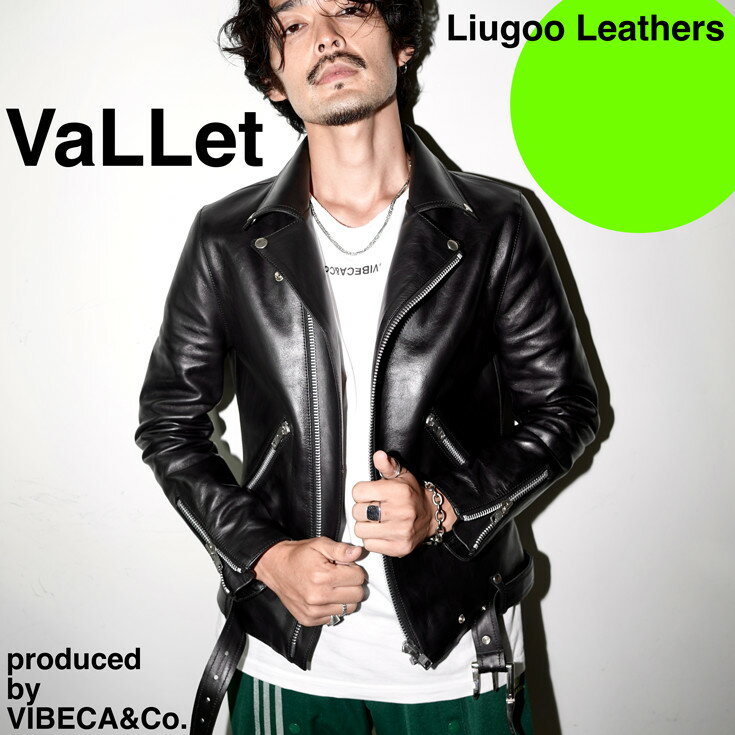 VALLET本革ダブルライダースジ...