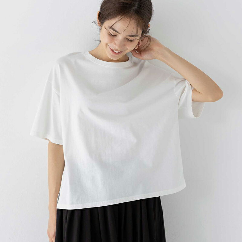 乐天商城 - People Tree オーガニックコットンリラックスビッグTシャツ（現行モデル）クロネコゆうパケット ネコポス（メール便）可 送料無料