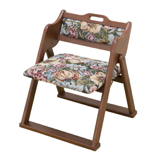 座椅子 折りたたみ椅子 コンパクト 天然木 木製 折りたたみ