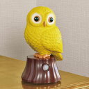 我が家の福ちゃん 玄関 置物 人感センサー おしゃべり フクロウ 音声 しゃべる お知らせ 忘れ物防止 グッズ シニア 高齢者 忘れ物チェッカー ふくろう 梟 ...