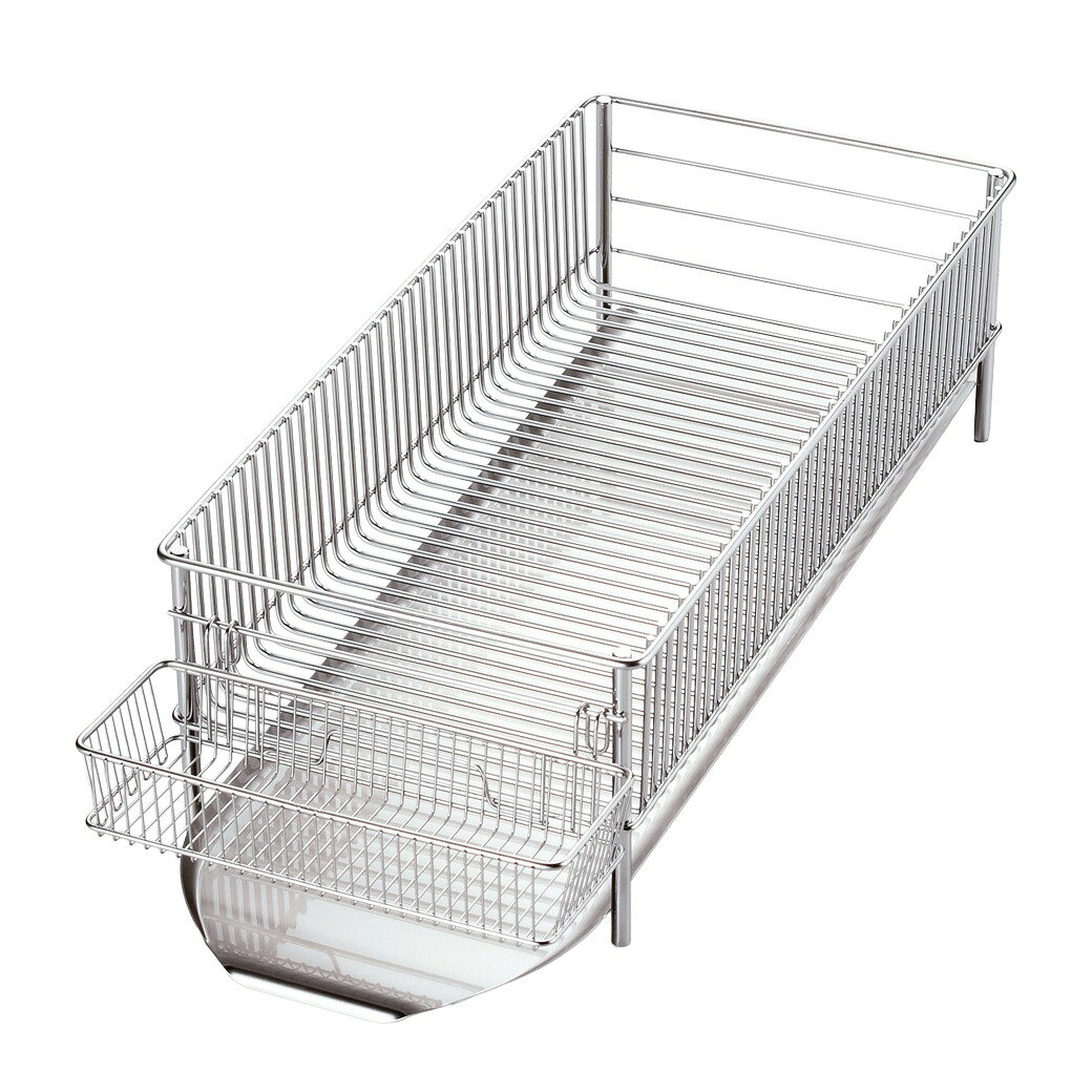 ラバーゼ NEW水切りスリム横置き3点セット 横置き 燕三条 ステンレス コンパクト ...