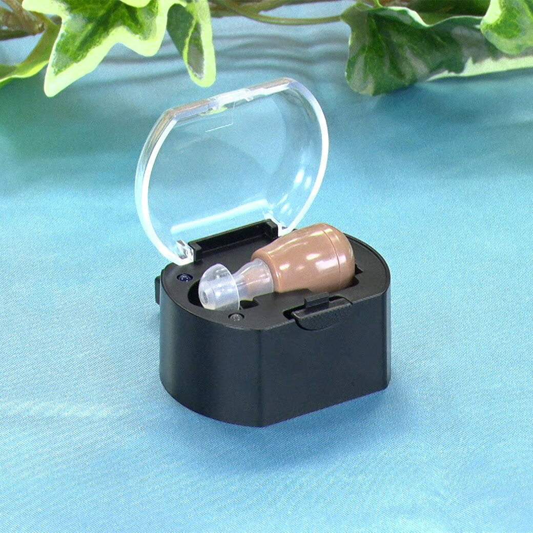 集音器 充電式 耳穴型 ワイヤレス 片耳 両耳 軽量 小型 コンパクト 楽らく耳穴集音...