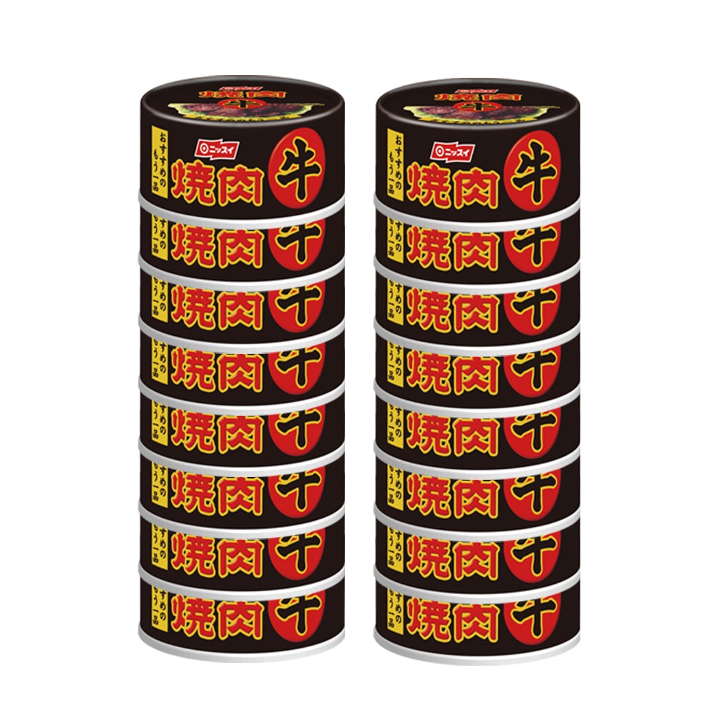 ニッスイ 牛焼肉缶 85g 16缶 缶詰 非常食 詰め合わせ 焼肉 牛肉 肉 惣菜 缶詰め セ...