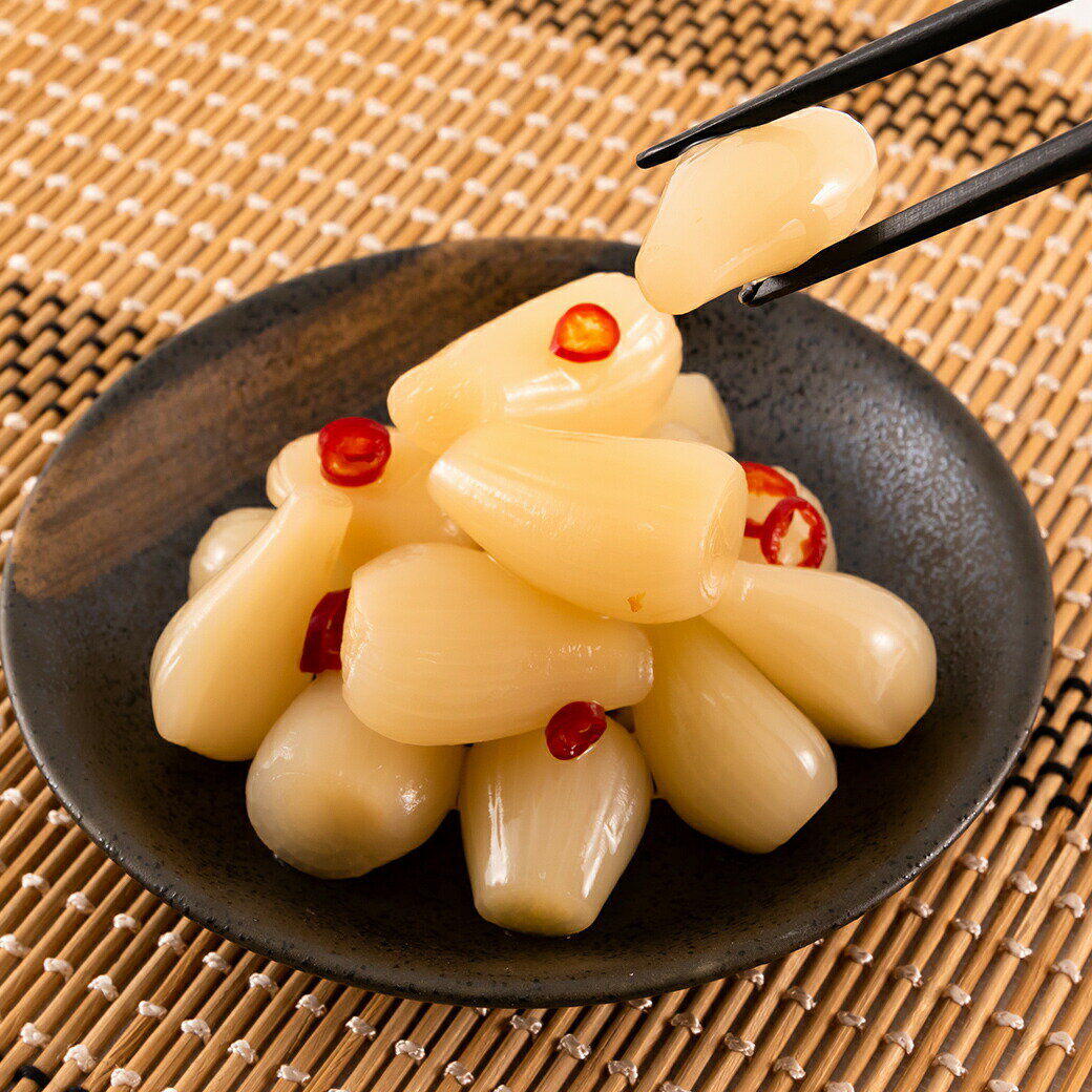 宮崎産らっきょう ピリ辛 80g×3袋 国産らっきょう漬け 国産らっきょう らっきょう らっきょう漬け 漬物 liveit-10019416 ライブイット サンプル画像3