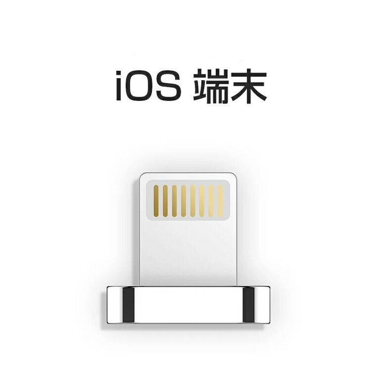 【端子のみ】マグネット USB 端子 マグネット端子 iPhone USBケーブル Type-C 充電ケーブル Micro USB ケーブル iPhone コネクタ Android端末 Type-Cコネクタ マグネット式ケーブル 充電器 LED付き 急速充電 着脱式 送料無料