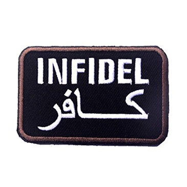 送料無料 3typeセット INFIDEL 異教徒 着脱式 ベルクロワッペン [ ACU + ブラック + マルチカム ] ミリタリー ワッペン ベルクロワッペン パッチ マジックテープ サバイバルゲーム サバゲー 装備 迷彩服 BDU 服 アクセサリー