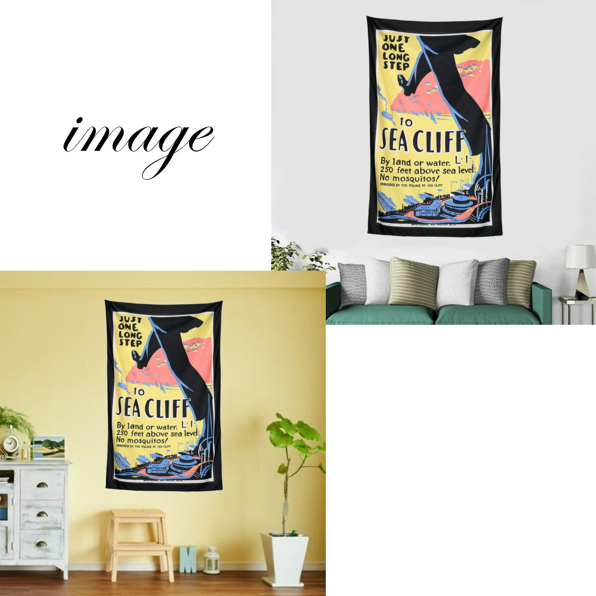 92 Off オールドアメリカなお部屋にレトロポップな雰囲気を アメリカン レトロ リゾート イエローストーン シークリフ バミューダ諸島 プエルトリコ 世界遺産 インテリア タペストリー 旅行 ファッション 布 部屋 雑貨 イラスト テレワーク 背景布 ファブリック