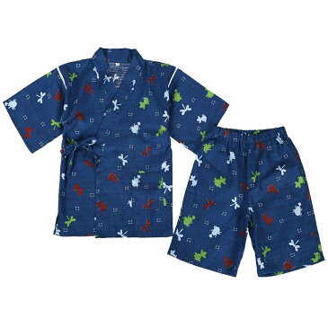【 赤字覚悟!数量限定価格 】 甚平 男の子 女の子 じんべえ 子供 キッズ 120 カブトムシ キャラクター ルームウェア 部屋着 パジャマ キッズ 夏 半袖 お泊り 幼稚園 甚平 男の子 100 110 120 130 お祭り 衣装 縁日 用品