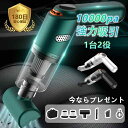 掃除機 ハンディクリーナー 車載掃除機 収納バック付き 10000PA強力吸引 コードレス 120W高出力 1台2役 両用掃除機 大容量 カークリーナー(2)