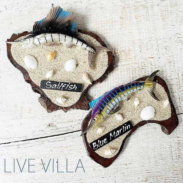 カジキの壁掛けレリーフミニ