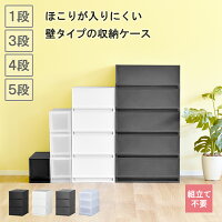 収納ケース 引き出し プラスチック 日本製 おしゃれ【プラストベーシック】 幅17cm 幅34cm 幅51cm 奥行45cm ほこりの入りにくい壁タイプ 半透明タイプ クローゼット 押入れ 衣類収納 衣装ケース PPケース 新生活 子供部屋 寝室 引っ越し 白い収納ケース ランキング 1位