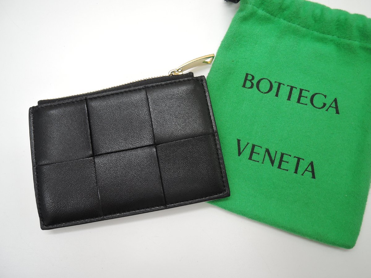 ボッテガヴェネタ BOTTEGA VENETA ボッテガヴェネタ コインケース カードケース 651393 マキシイントレチャート メンズ ランクAB