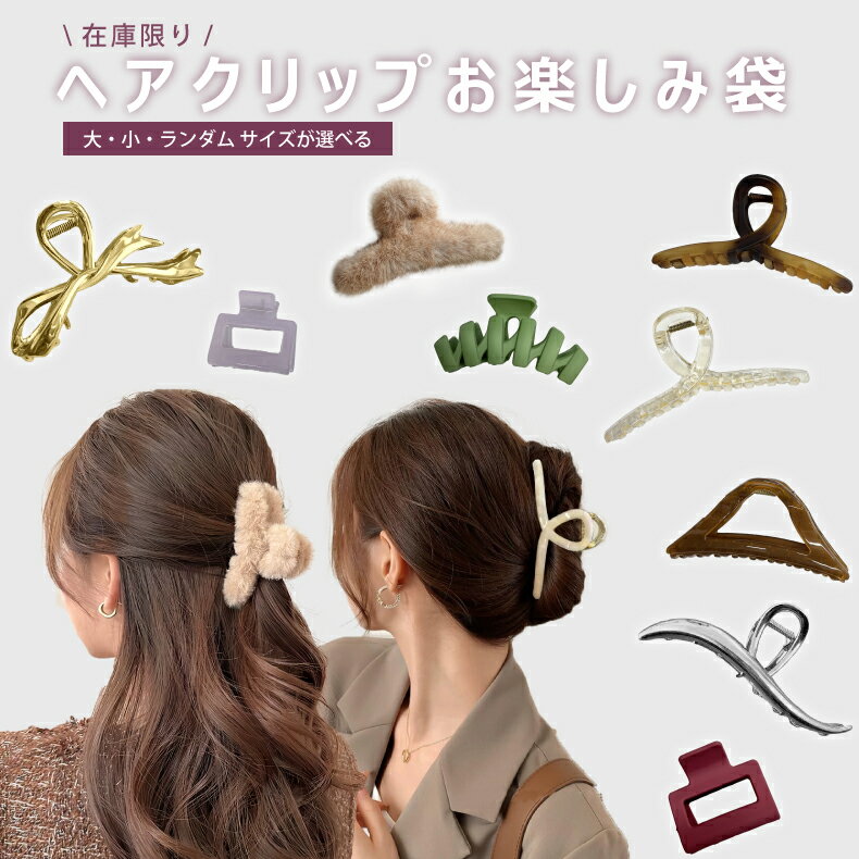 乐天商城 - 【最大2500円分お得！】ヘアクリップ ふわふわ ヘアクリップ パール ヘアクリップ ゴールドアクセ シルバーアクセ ミニ ヘアクリップ 小さめ ヘアクリップ 大きめ ハーフアップ おしゃれ 福袋 お楽しみ袋 お得 子供ヘアアクセ 大人ヘアアクセ 韓国風 韓国オンニ 令和アクセ