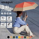 3 秒で折りたためる傘 自動開閉 折りたたみ傘 晴雨兼用傘 99.9%uvカット 美しくたためる瞬間収納 軽量 最高ランク 撥水度5級 耐風 男女兼用日傘 ワンタッチ 大きい 頑丈 丈夫 97cm 折り畳み傘 7本骨 雪 台風 送迎 UNISPIN Tcf. ギフト