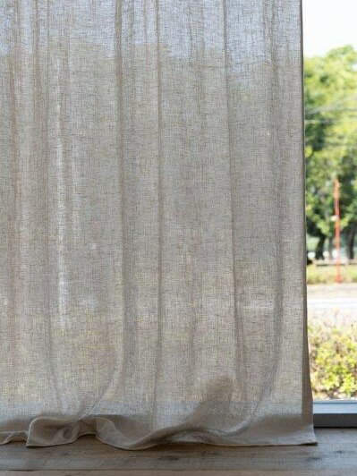ナツソビク 麻のカーテン フラット スタイル フォグ02生成