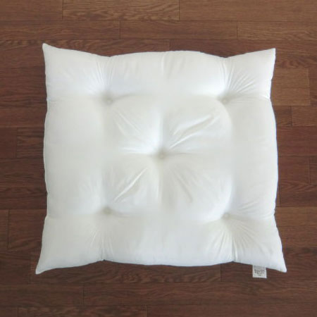 座布団中身55×59cm（白）日本製 洗える わた 綿 入り