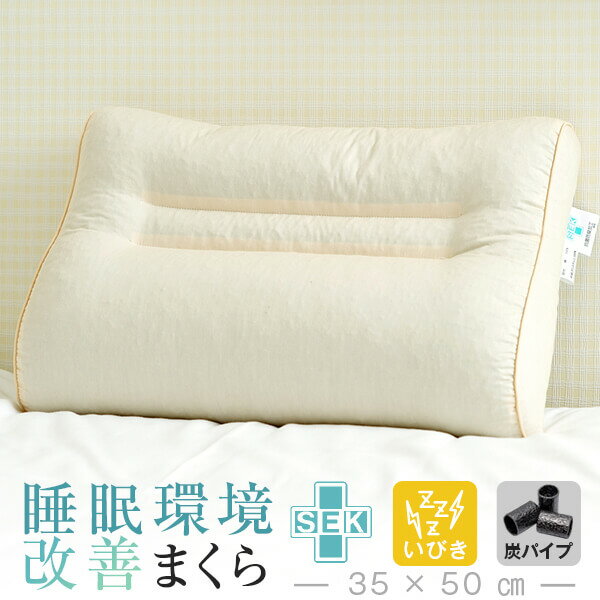 いびき 枕 睡眠環境改善枕 抗菌防臭 いびき対応 35×50 まくら マクラ カバー いびき対策 防止 横向き 横寝 高さ調整 高さ調節 高い 小さい パイプ 洗える 日本製 送料無料【ひんやり夏寝具特集】